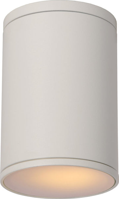Lucide tubix - spot de plafond (plafonnier) intérieur extérieur - ø 10,8 cm - 1xe27 - ip54 - blanc