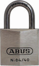 Cadenas Abus chromé - 28,5 mm - support en laiton et acier inoxydable (emballé sous blister)