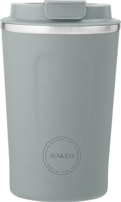 Aya ida aya ida - cup2go - tasse thermos - tasse à café - café à emporter - tasse de voyage - à emporter avec soi - 380ml - vert menthe
