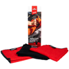 Set de chiffons de nettoyage Cyclon bicolore - rouge noir