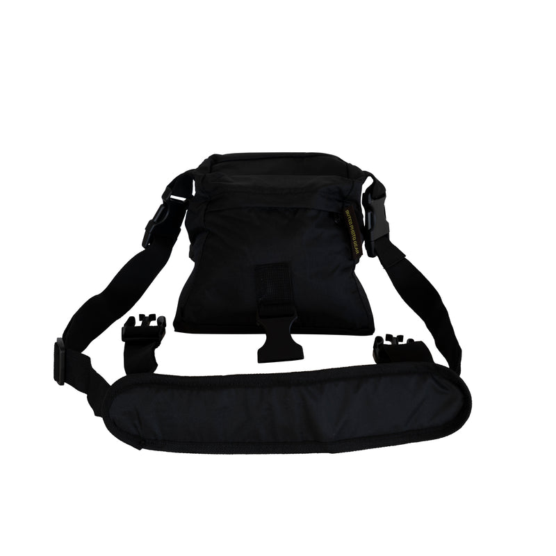 Buteo Photo Gear Buteo Photo Gear Bean Sac 1 Modèle de selle noir avec bracelet de transport