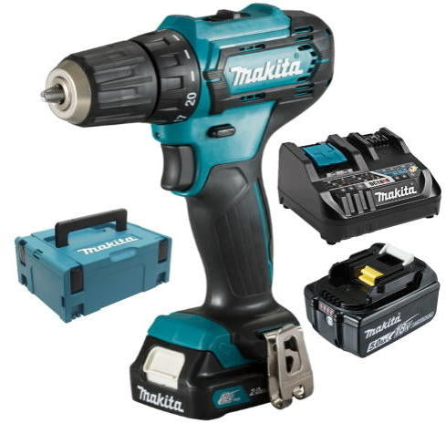Perceuse/tournevis Makita df333dnx12 | avec 1 batterie Li-ion 12 V 2,0 Ah 1 x 18 V 5,0 Ah.