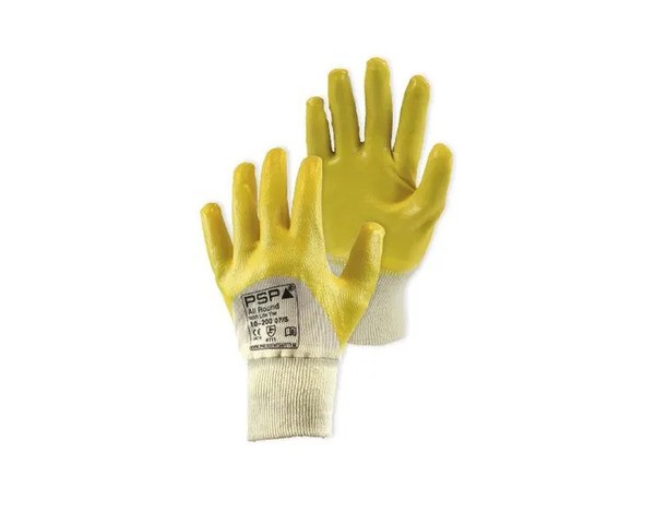Gant de travail nbr all-round jaune taille 9 l (144 paires)