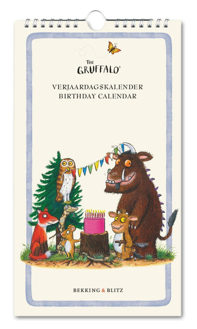 Bekking blitz le calendrier d'anniversaire des gruffalos