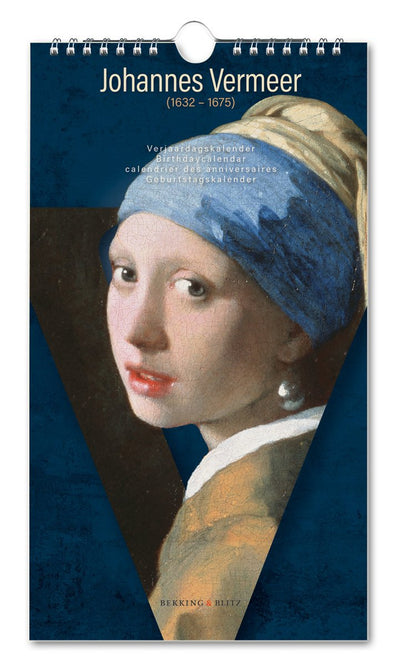 Bekking Blitz – calendrier des anniversaires – calendrier des arts – calendrier des musées – la jeune fille à la boucle d'oreille en perle – Johannes Vermeer – Mauritshuis de la Haye