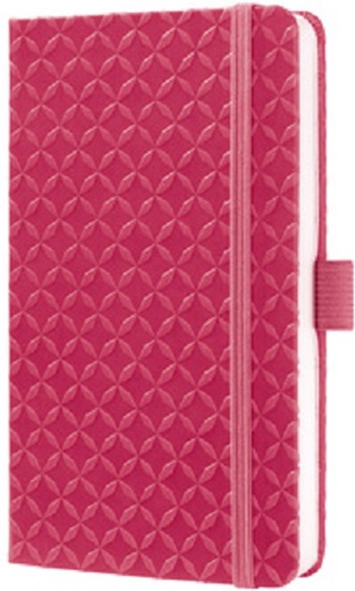 Sigel - notebook - jolie flair - a5 - hardcover - 174 pages - line - 80 gram paper - fuchsia pink - si-jn105