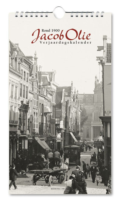 Calendrier des anniversaires des éditeurs de Bekking Blitz : Jacob Olie, Amsterdam vers 1900, archives de la ville