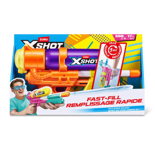 Pistolet à eau x-shot blaster rétro à remplissage rapide assorti
