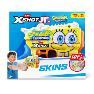 Pistolet à eau x-shot peaux à remplissage rapide Bob l'éponge | 2 pièces