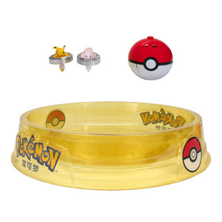 Jazwares Pokémon Battle Spinners avec stade Pikachu et Mew Playset