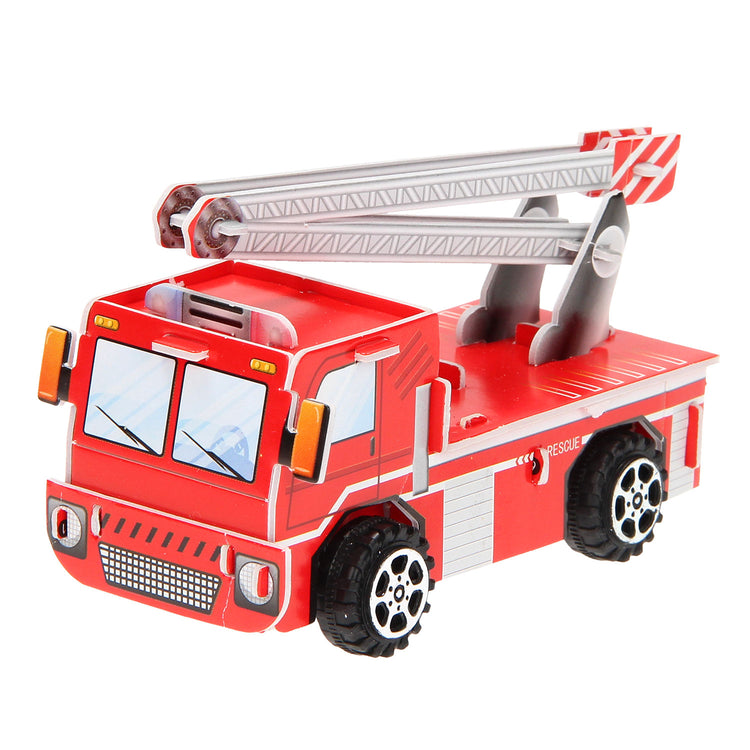 Camion de pompiers de puzzle 3d