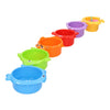 Pile de tasses de bain pour animaux, 6 pièces.