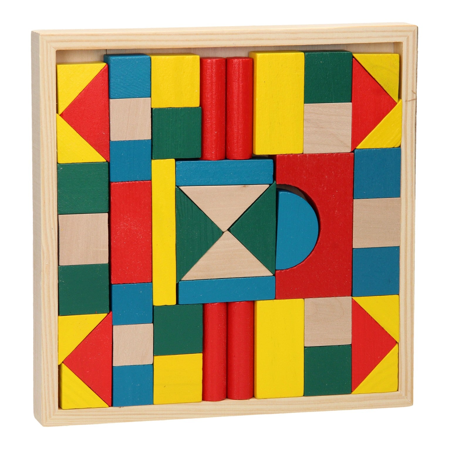 Blocs de construction en bois, 48dlg.