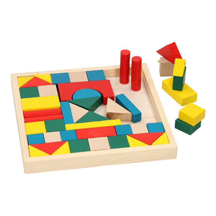 Blocs de construction en bois, 48dlg.