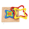 Forme de puzzle de forme en bois