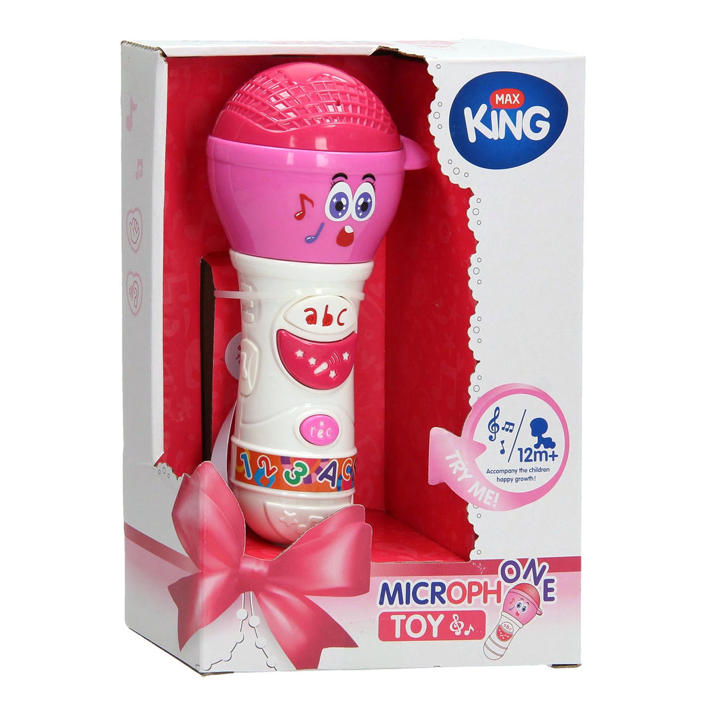 Rose microphone pour tout-petit