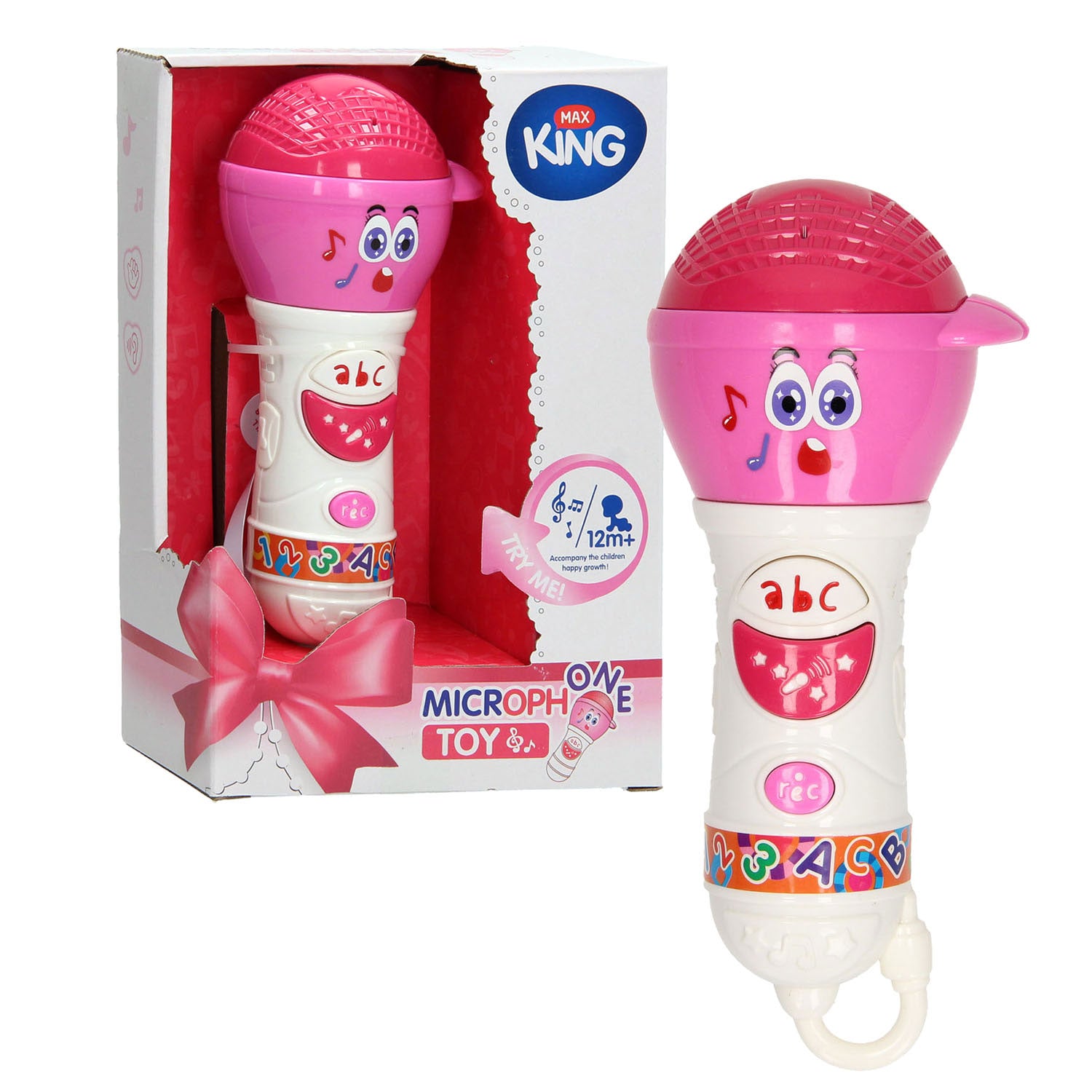 Rose microphone pour tout-petit