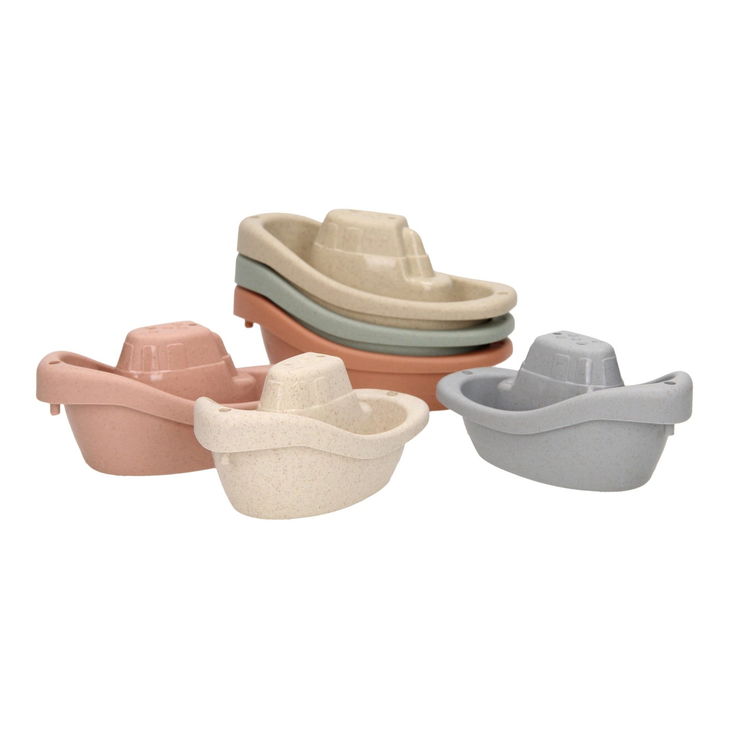 Lobbes bateaux de bain pastel, 6 pcs.