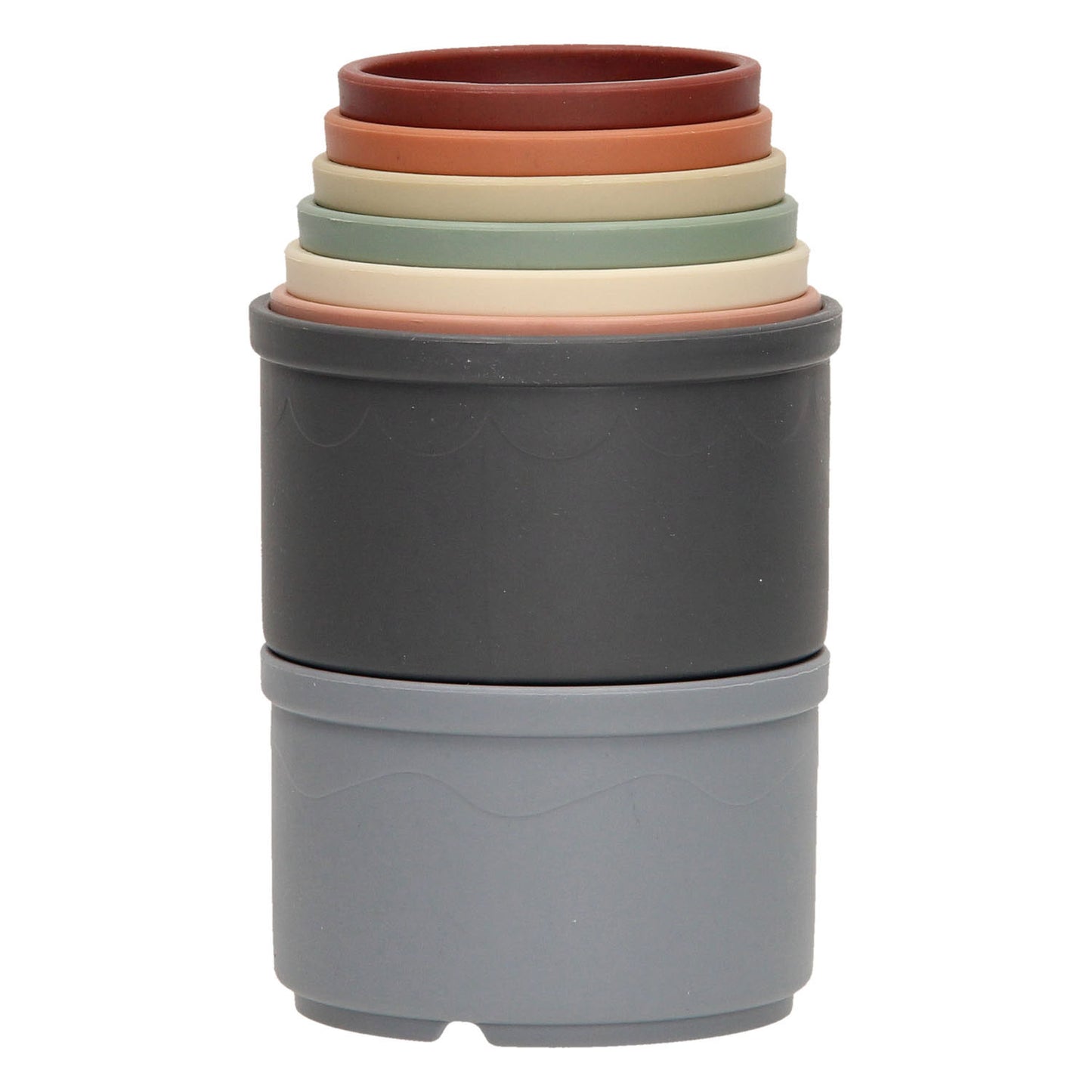 Lobbes gobelets empilables pastel, 8 pcs.