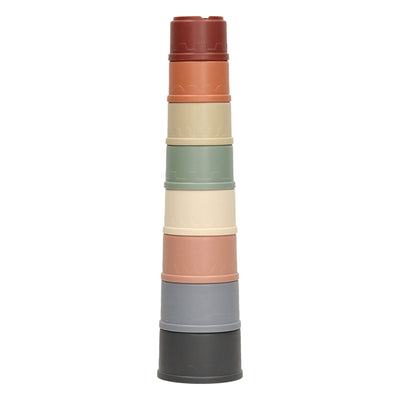 Lobbes gobelets empilables pastel, 8 pcs.
