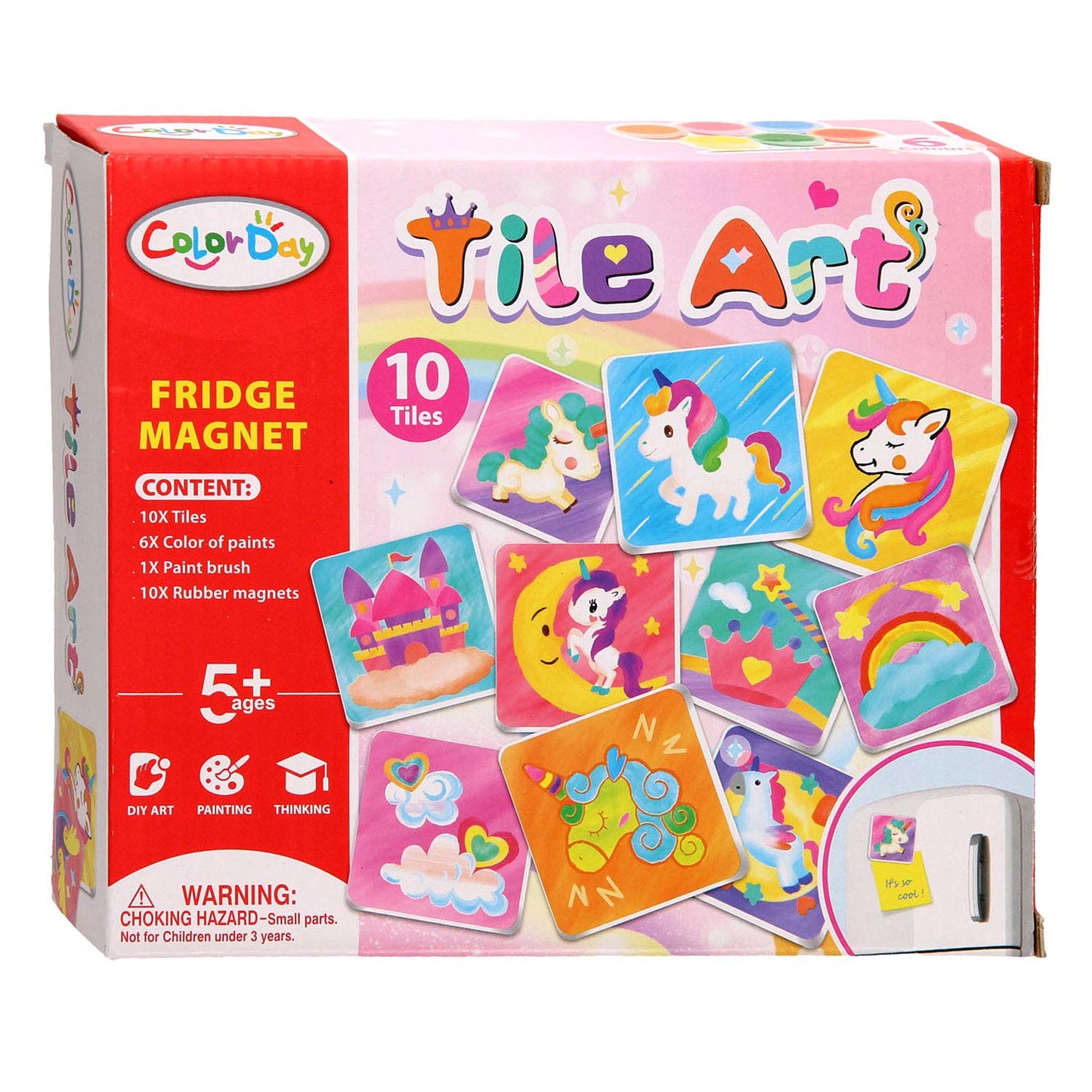 Fabriquez vos propres aimants pour réfrigérateur, 10 pcs.