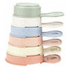 Gobelets empilables Lobbes avec anse pastel, 6 pcs.