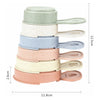 Gobelets empilables Lobbes avec anse pastel, 6 pcs.