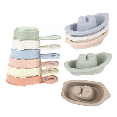 Tasses de bain Lobbes et bateaux de bain pastel