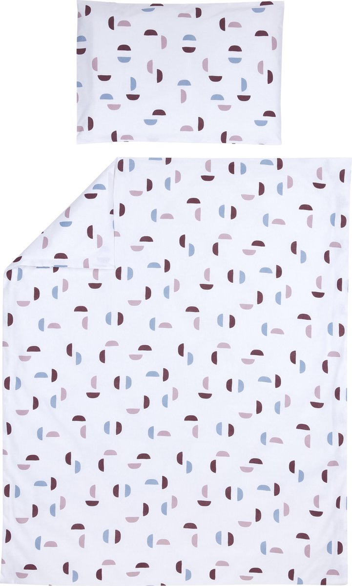 Housse de couette Meyco baby shape pour lit - lilas - 100x135cm