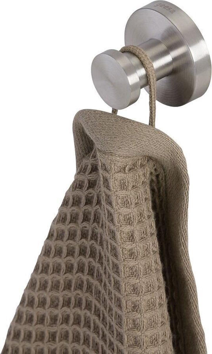 Crochet à serviette Geesa nemox - acier inoxydable brossé