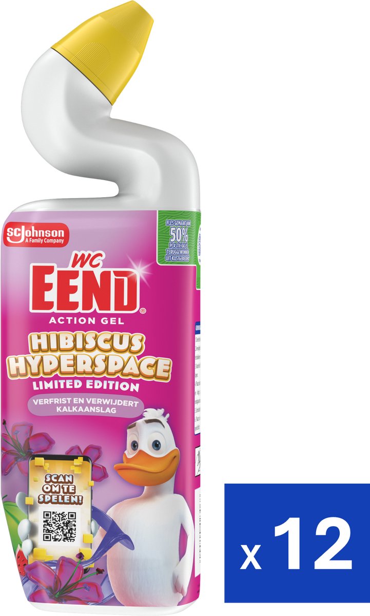 Canard de toilette nettoyant pour toilettes action hibiscus hyperespace
