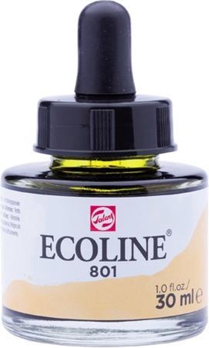 Flacon aquarelle liquide Ecoline 30 ml or 801