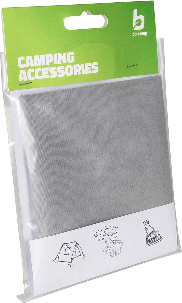 Bo-camp - chiffon de réparation - thermocollant - coton - gris