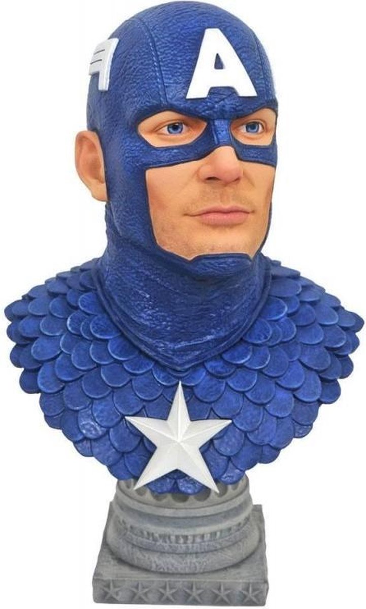 Diamond Select Toys Marvel Comics Legends en 3D Buste 1 2 Captain America 25 cm