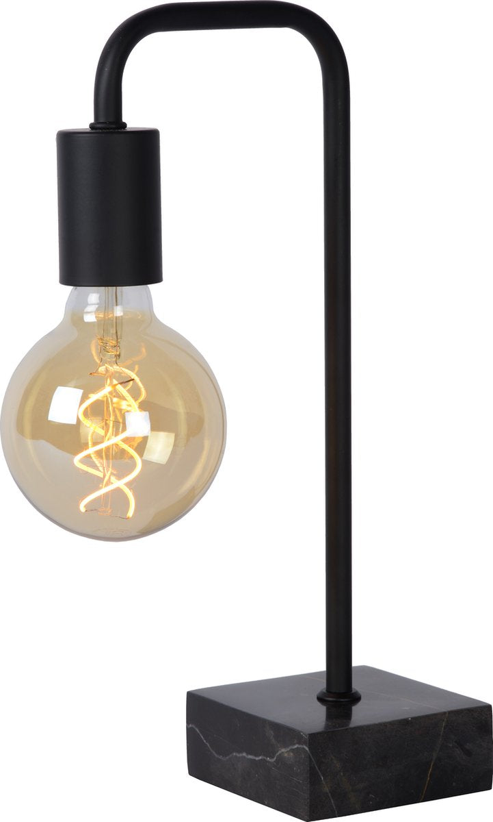 Lucide Lorin - lampe de table - 1xe27 - noir