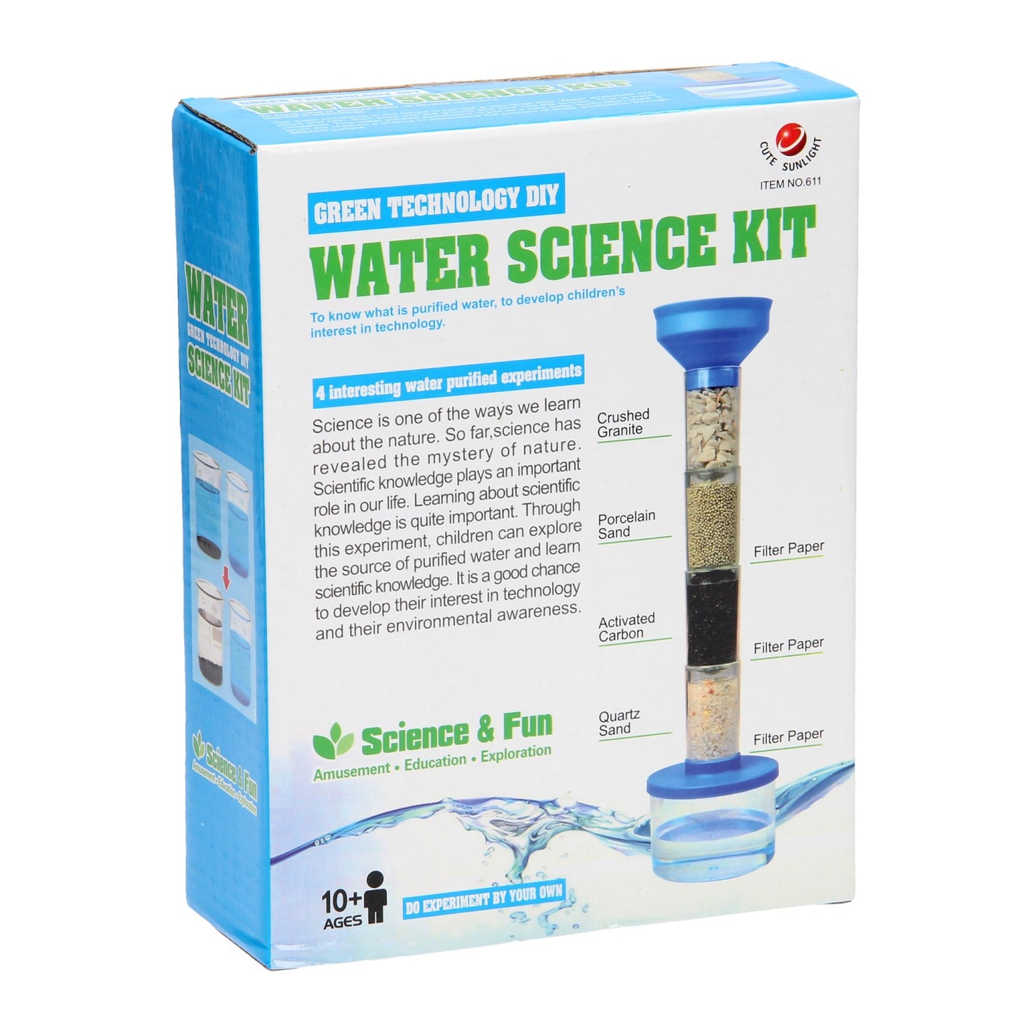 Kit de science de l'eau