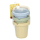 Seaux de bain Lobbes pastel, 3 pcs.