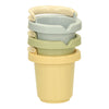 Seaux de bain Lobbes pastel, 3 pcs.