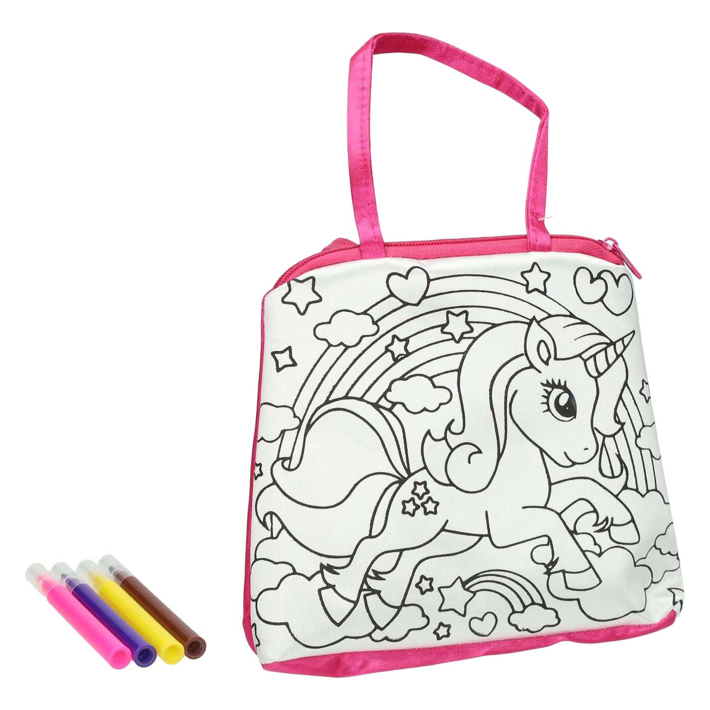 Lobbes colorie ton propre sac licorne