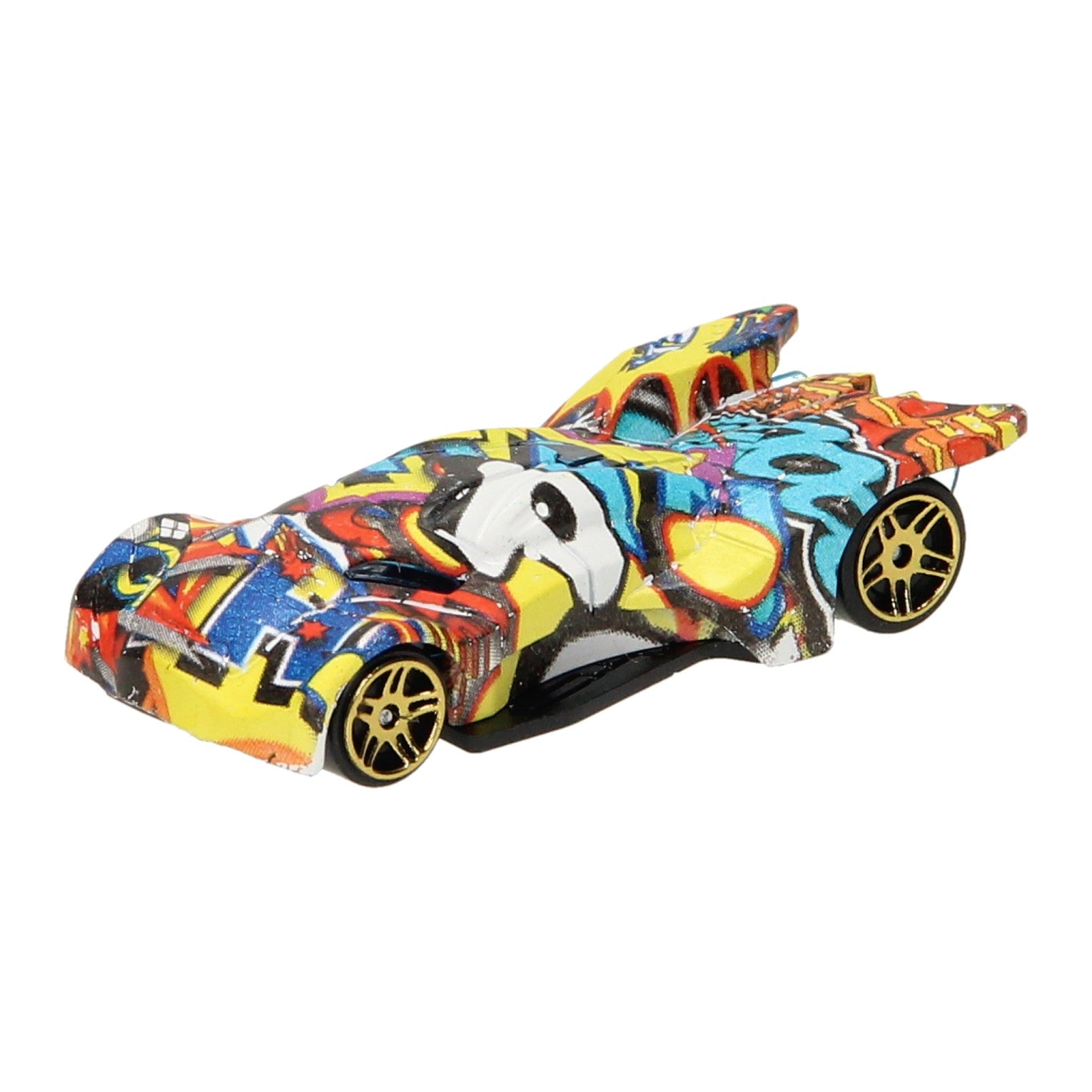 voiture en métal avec imprimé