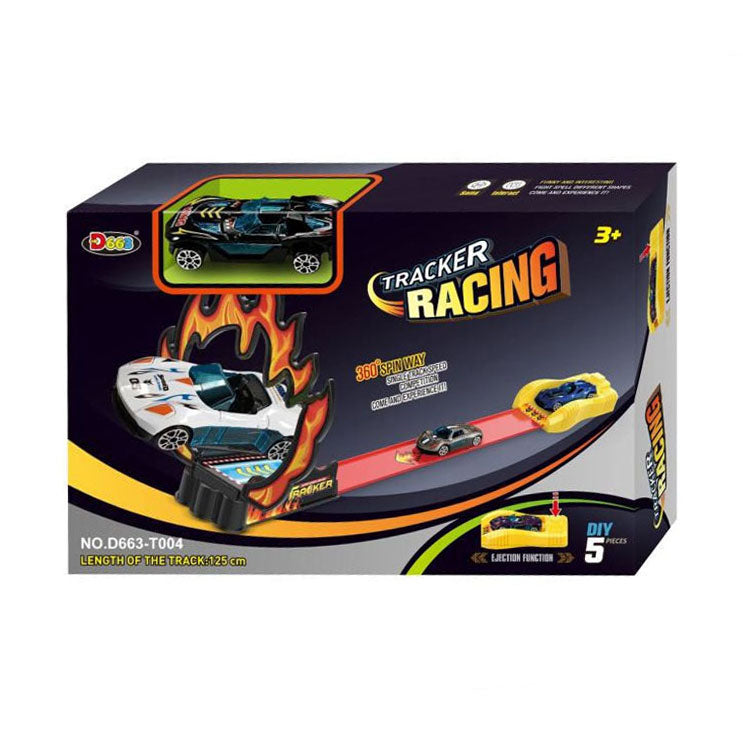 Kit de lancement de voiture avec rampe et anneau de feu