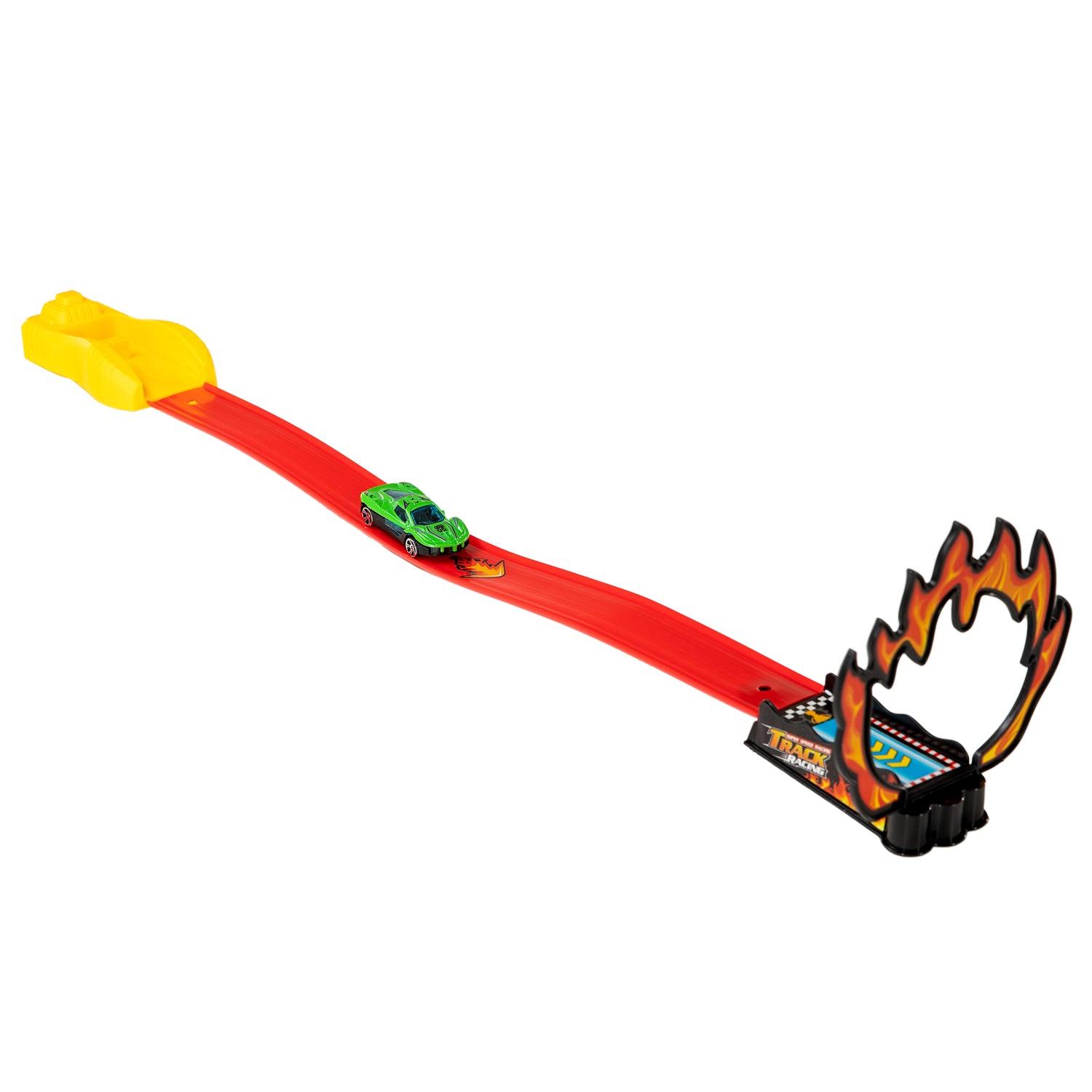 Kit de lancement de voiture avec rampe et anneau de feu