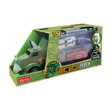 Transporteur Dino avec voitures vertes - afbeelding 1