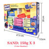 Vitality Zand Set, 3x150gr avec des formes de château