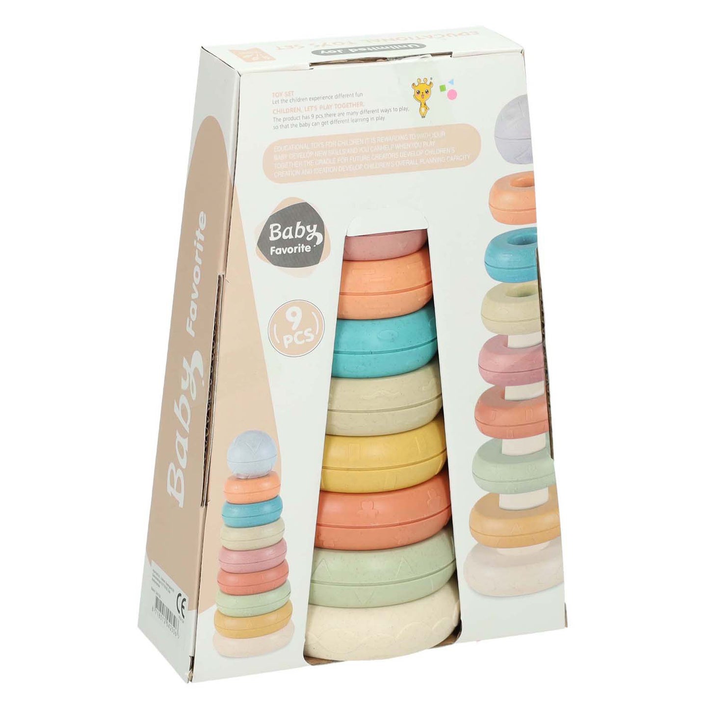 Baby Stack Tower Pastel