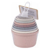 Tasses cascade pastel, 8 pcs.