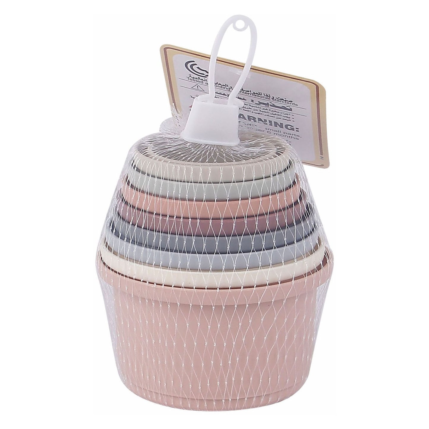 Tasses cascade pastel, 8 pcs.