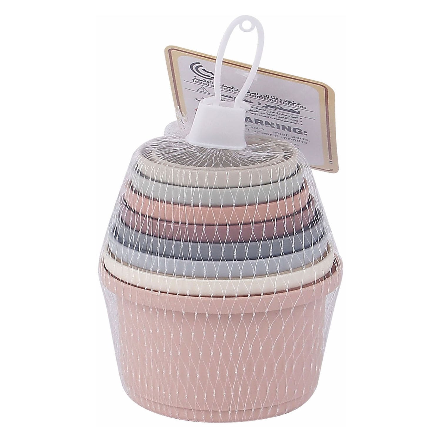 Tasses cascade pastel, 8 pcs.