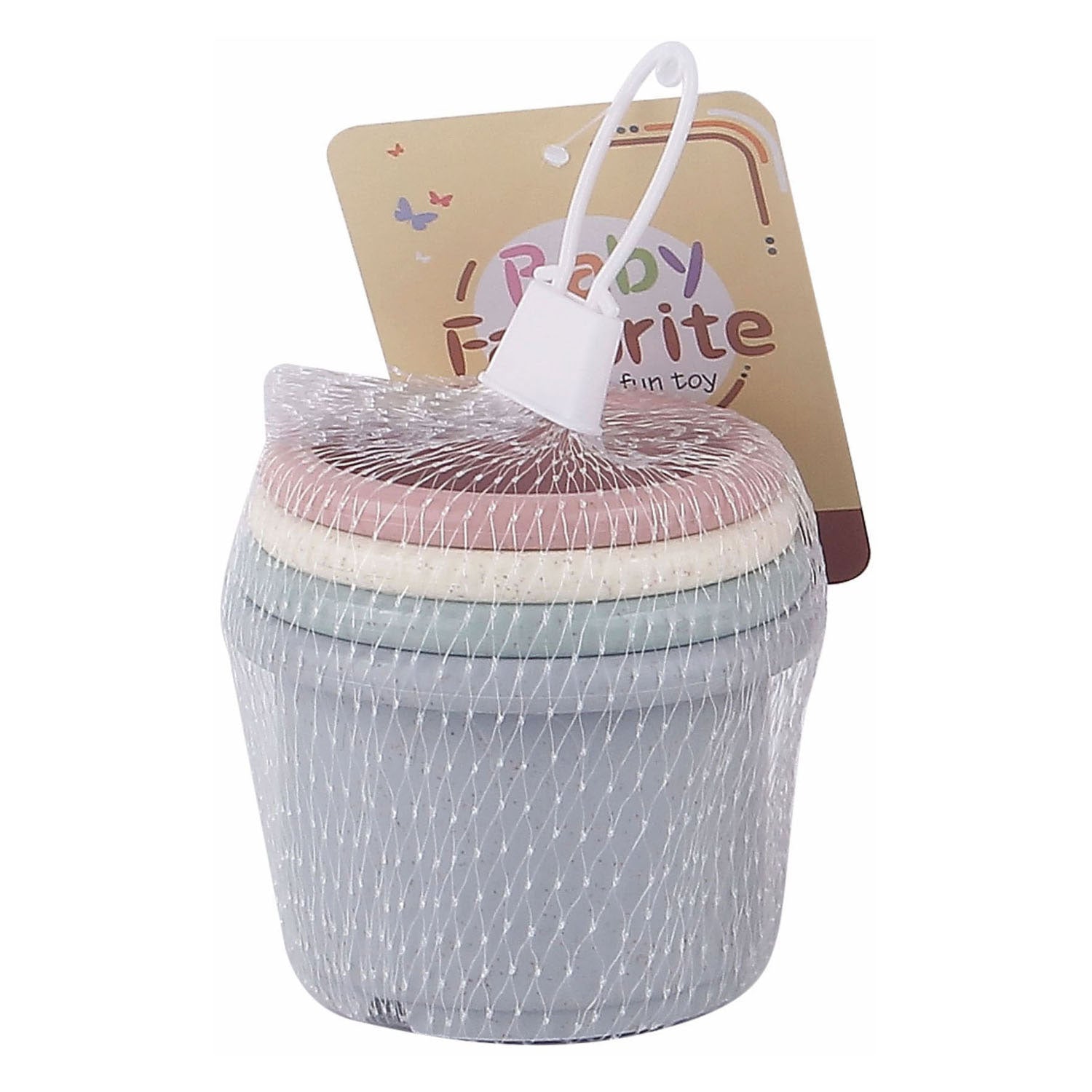 Empiler les tasses pastel, 4dlg.