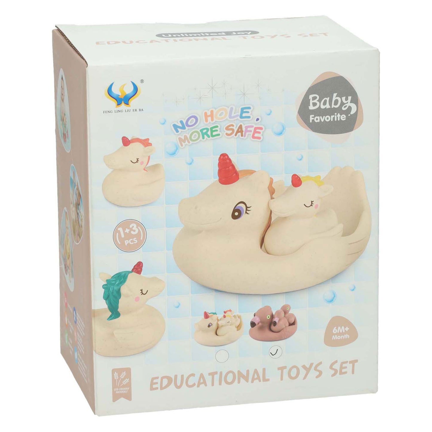 Bath Animals Flamingo Famille, 4DLG